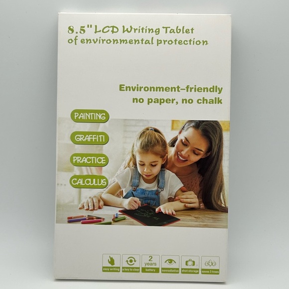LCD Writing Tablet - Red - Picture 1 of 3